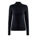 Ropa Craft Craft Core Dry Active Comfort Half-Zip Camiseta De Manga Larga Mujeres-Negro