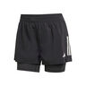 Own the Run 2in1 Pantalones cortos Mujeres - negro, 