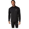 Core Winter 1/2 Zip Camiseta De Running Hombres-Negro