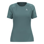 Ropa Odlo Odlo Essential Print Crew Neck Camiseta de running Mujeres - azul-gris, 