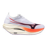 Zapatillas para correr Mizuno Mizuno Wave Rebellion Pro 3 Zapatilla De Competición Hombres-Blanco,Coral