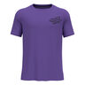 Essential Print Camiseta De Running Hombres-Lila