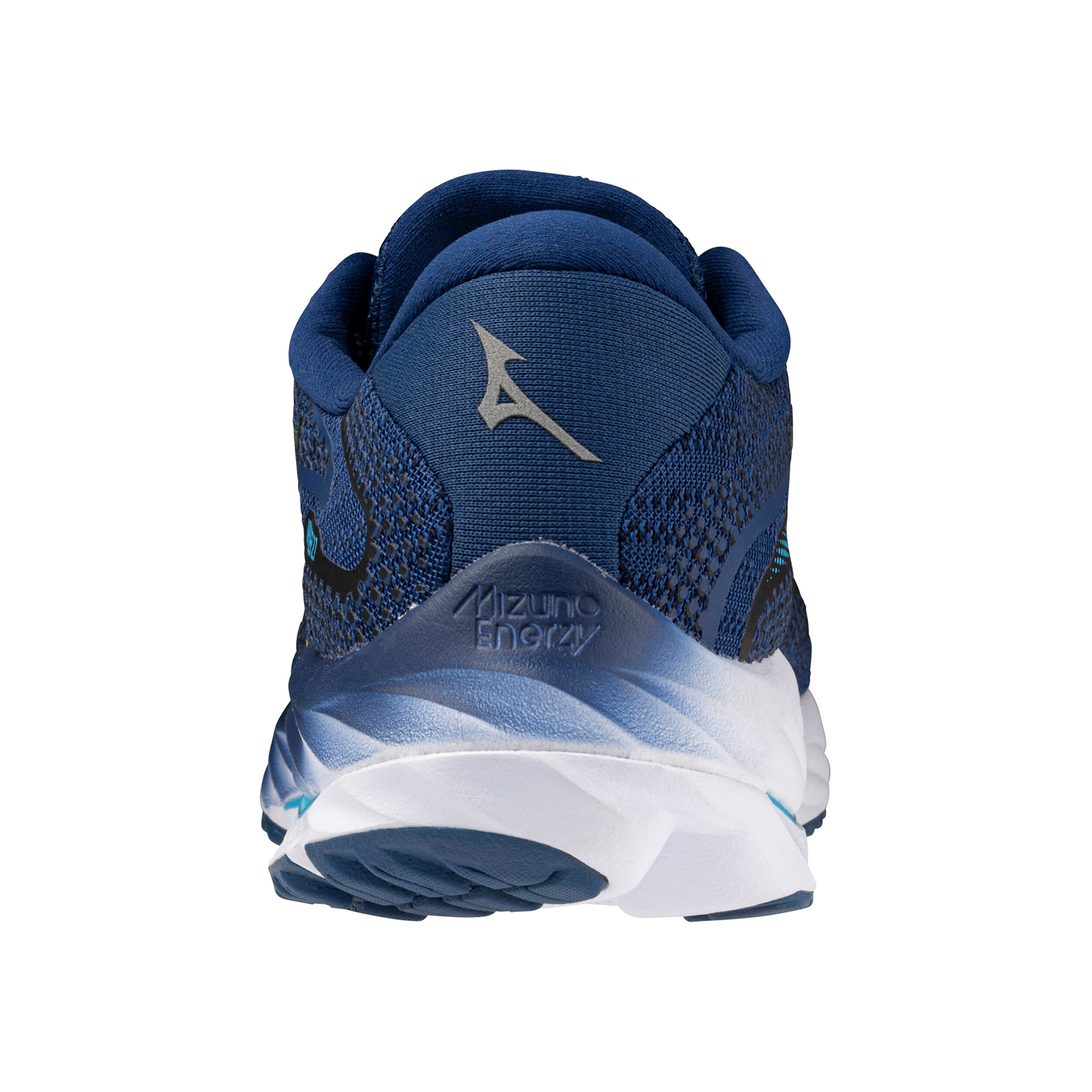 Comprar Mizuno Wave Rider 27 Zapatilla Neutral Hombres Azul Oscuro Verde Neon online Running Point ES