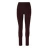 Road High Waist Mallas para correr Mujeres-rojo oscuro