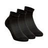 Core Dry Mid Calcetines Para Correr Pack De 3-Negro