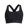 Crossback Mid Sujetador Deportivo Mujeres-Negro,Gris
