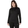 Core Winter 1/2 Zip Camiseta De Running Mujeres-Negro