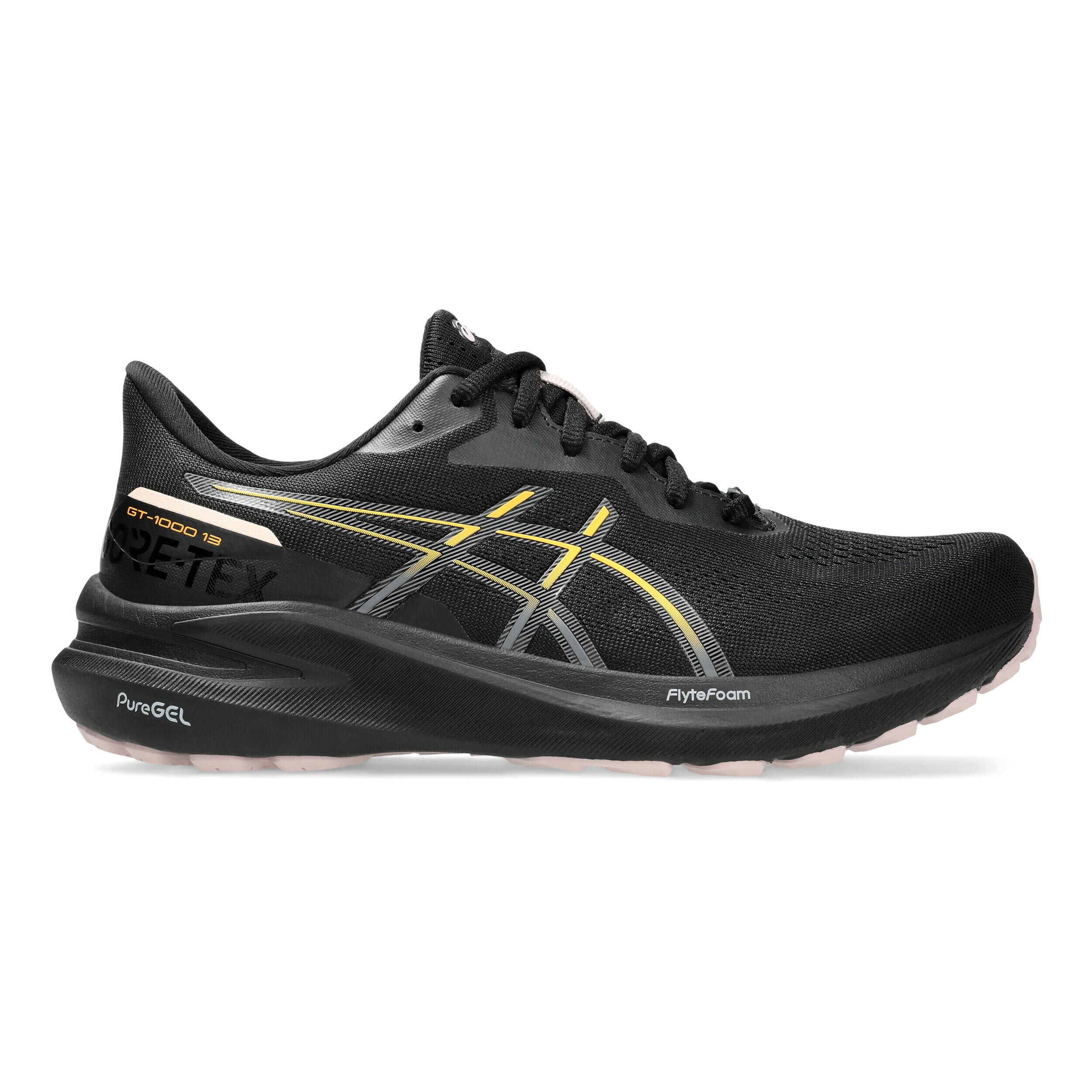 Comprar ASICS GT 1000 13 GTX Zapatilla De Estabilidad Mujeres Negro Naranja online Running Point ES