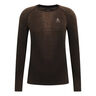 Performance Warm Blackcomb Crew Neck Chaleco Hombres-Marrón