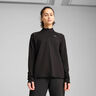 Velocity Cloudspun 1/4 Zip Camiseta De Running Mujeres-Negro
