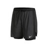 Dri-Fit Stride Hybrid 5in 2in1 Pantalones Cortos Hombres-Negro,Gris