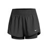 Dri-Fit One MR 2in1 Shorts Mujeres-Negro