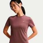 Ropa Nike Nike Swift Tee Camiseta de running Mujeres-marr&oacute;n, plateado