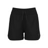 Zeroweight 3in 2in1 Pantalones Cortos Mujeres-Negro