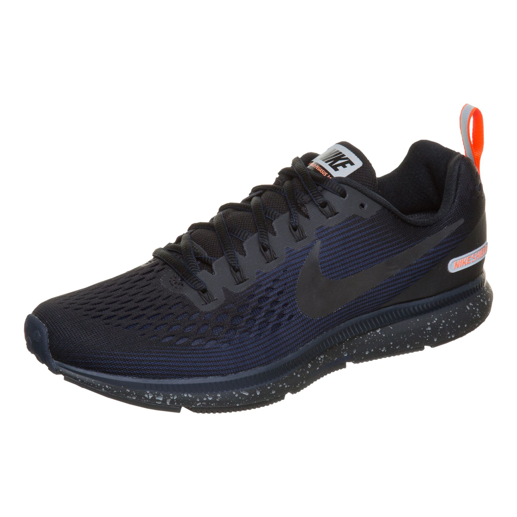 Pegasus 34 Shield Zapatilla Neutral Hombres - Negro, Azul Oscuro online | Running Point