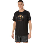 Ropa ASICS ASICS Fujitrail Logo Camiseta De Running Hombres-Negro