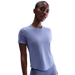 Ropa Nike Nike Swift Tee Camiseta de running Mujeres-azul-gris, plateado