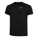 Ropa Nike Nike Dri-Fit Miler UV Camiseta De Running Hombres-Negro,Gris