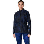 Ropa ASICS ASICS Road Lite-Show Packable Chaqueta Para Correr Mujeres-Negro,Azul Oscuro