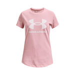 Ropa Under Armour Under Armour Sportstyle Logo Camiseta de manga corta Chicas - rosa, blanco