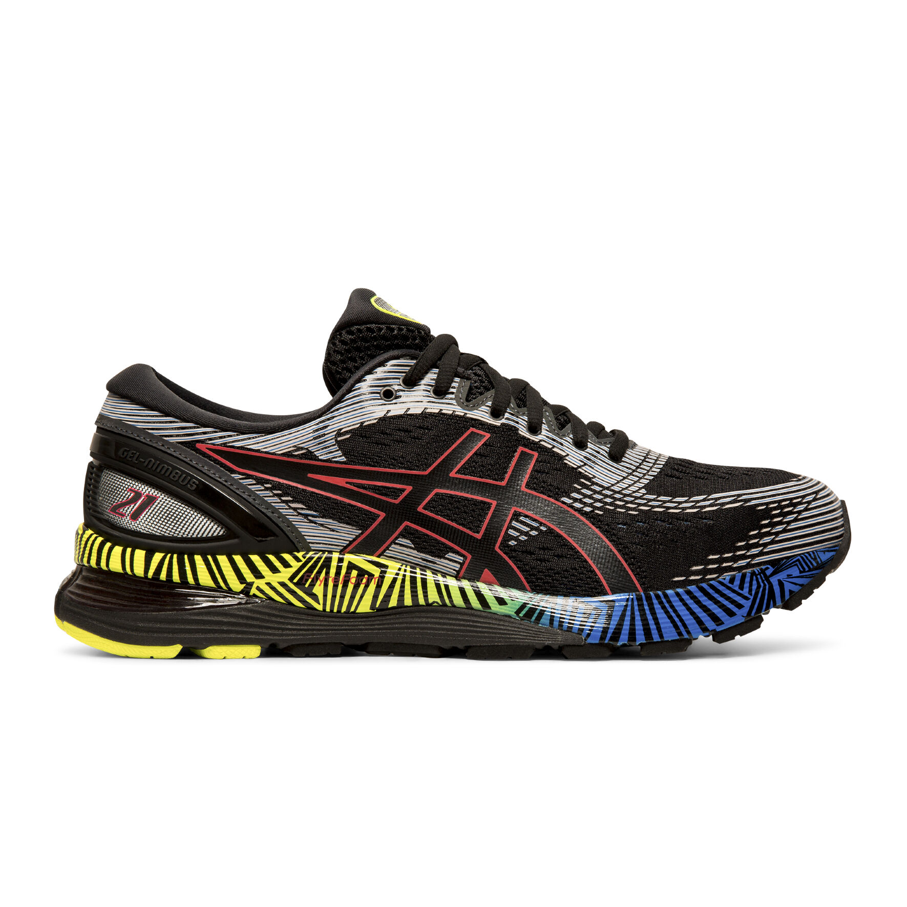 Comprar ASICS Gel Nimbus 21 Lite Show Zapatilla Neutral Hombres Negro Azul online Running Point ES