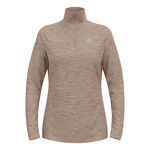 Ropa Odlo Odlo Essential Thermal Mid Layer 1/2 Zip Camiseta De Manga Larga Mujeres-Gris