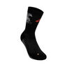 Performance Run Crew Calcetines Para Correr-Negro,Naranja