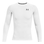 Ropa Under Armour Under Armour Heatgear Comp Camiseta De Manga Larga Hombres-Blanco,Negro