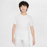 Ropa Nike Nike Dri-Fit  Camiseta de manga corta Chicos-blanco