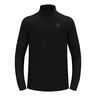Essential Ceramiwarm 1/2 Zip Camiseta De Running Hombres-Negro