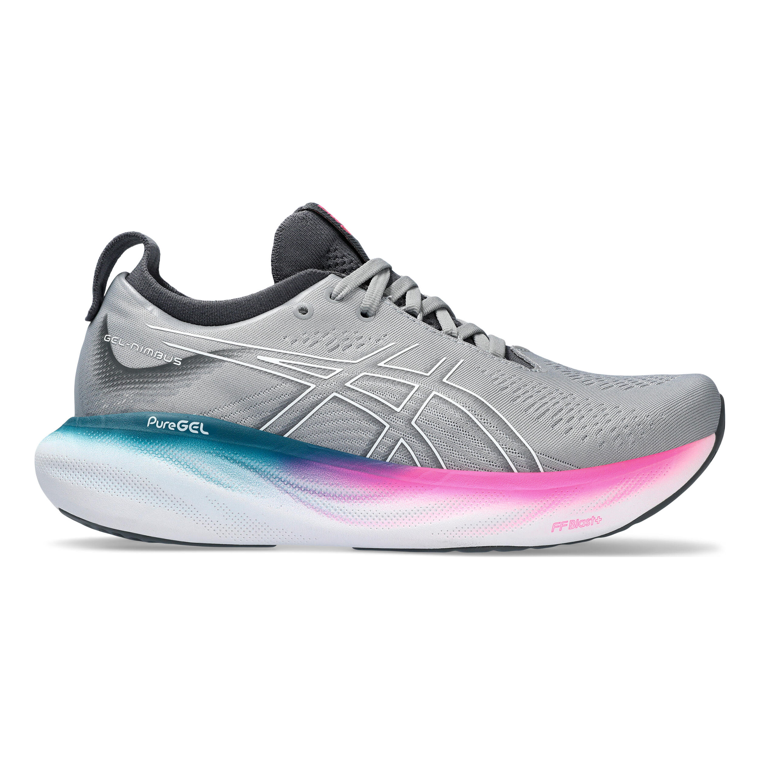 Asics gel nimbus top 16 mujer Gris