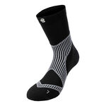 Ropa Bauerfeind Bauerfeind Performance Mid Cut Calcetines Para Correr Hombres-Negro,Blanco