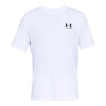 Ropa Under Armour Under Armour Sportstyle Left Chest Camiseta De Manga Corta Hombres-Blanco,Negro