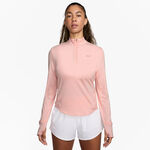 Ropa Nike Nike Swift UV Half-Zip Camiseta De Running Mujeres-Rosa