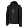  Feel the Vybe Fly Chaqueta para correr Hombres-negro, turquesa