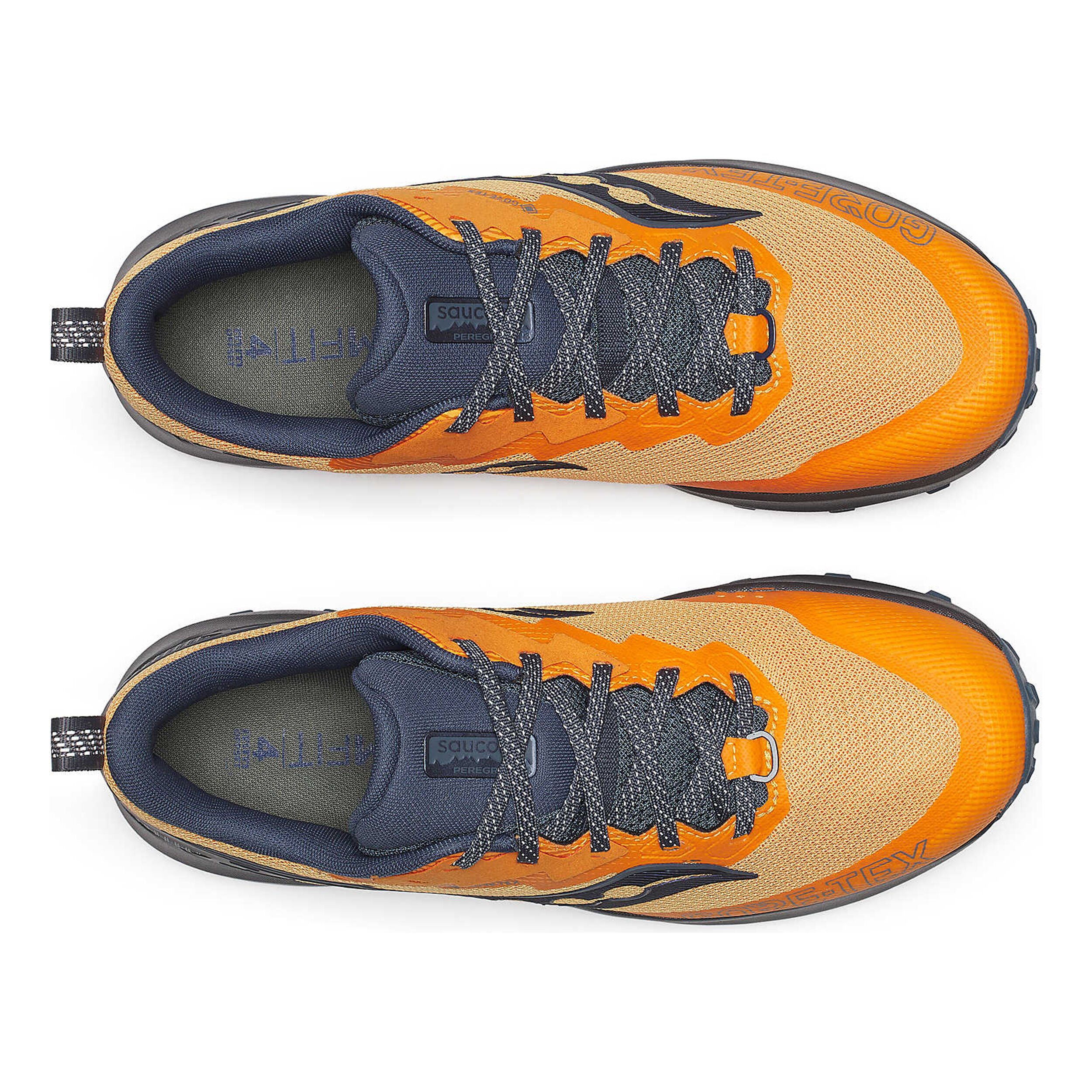 Comprar Saucony Peregrine 14 GTX Zapatilla Trail Hombres Naranja Gris online Running Point ES