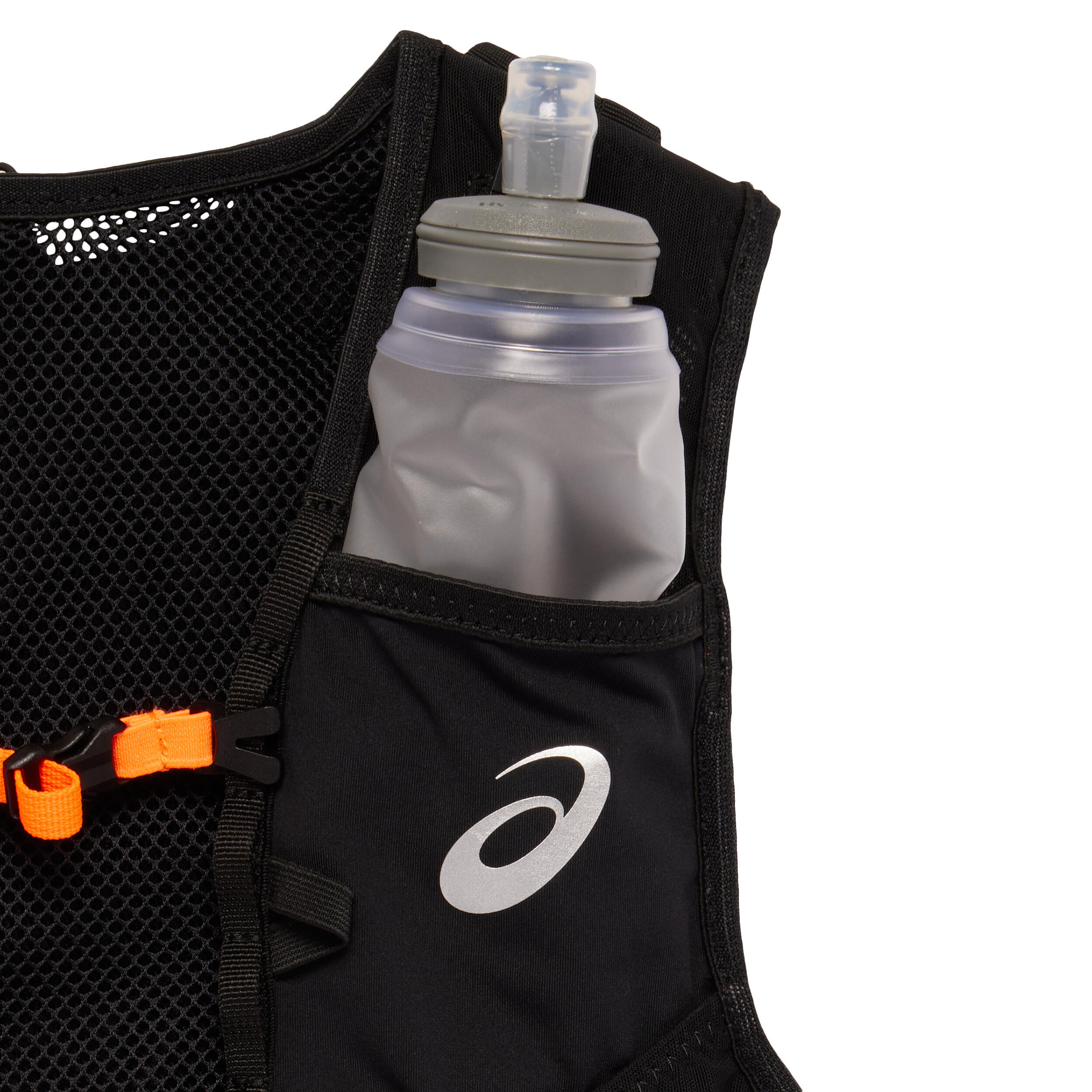 Comprar ASICS Fujitrail 7L Mochila De Hidratacion Negro Naranja online Running Point ES