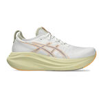 Zapatillas para correr ASICS ASICS Gel-Nimbus 27 Zapatilla Neutral Hombres-Blanco,Malva