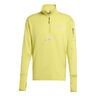 Adi365 Warm Half-Zip Camiseta De Running Hombres-Amarillo