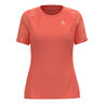 Essential Print Crew Neck Camiseta de running Mujeres - naranja, 