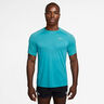 Stride Camiseta De Running Hombres-Turquesa