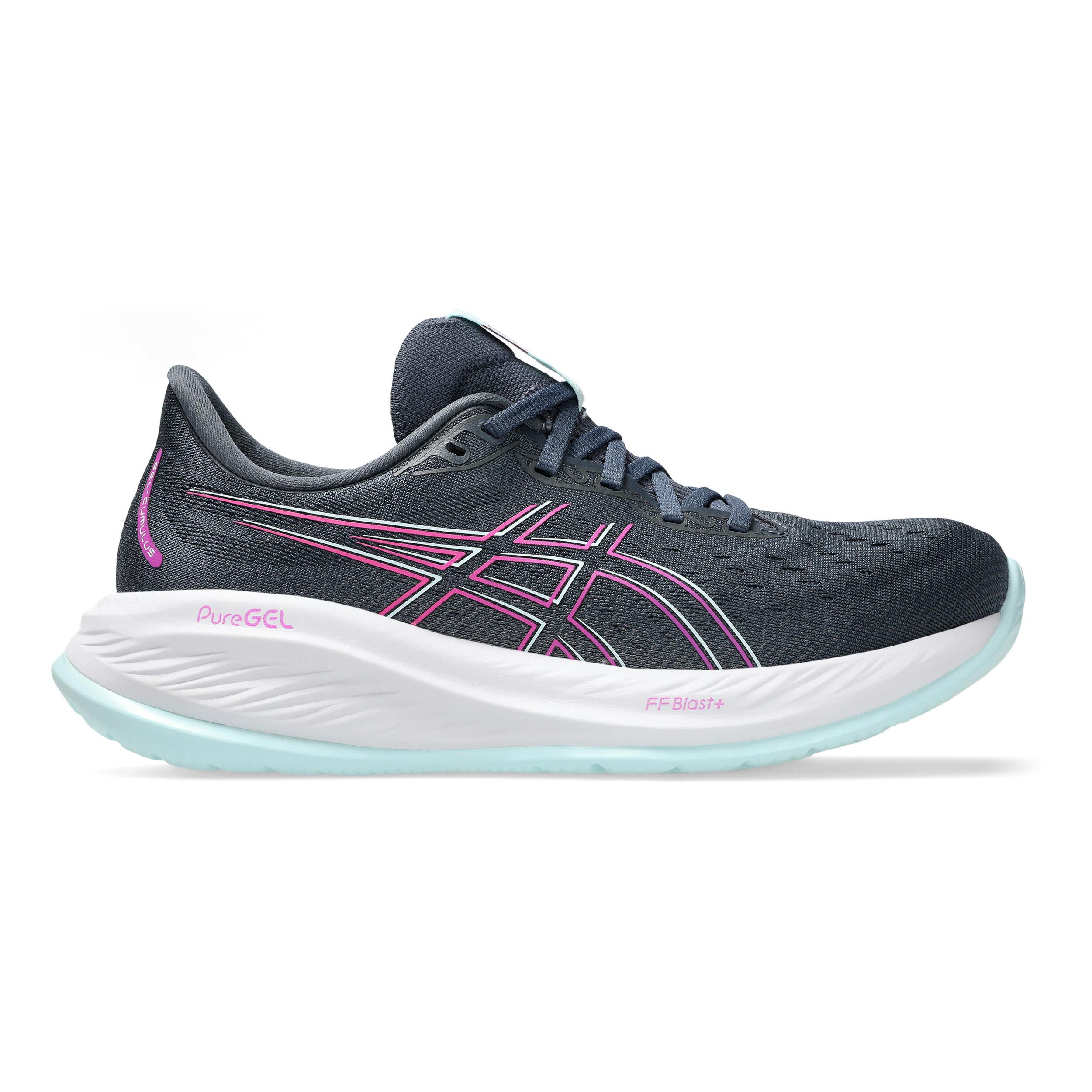 Comprar ASICS Gel Cumulus 26 Zapatilla Neutral Mujeres Azul Rosa online Running Point ES