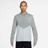 Pacer Winterized Half-Zip Camiseta de running Hombres - gris, plateado