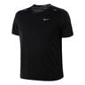 Dri-Fit Rise 365 Camiseta De Running Hombres-Negro,Plateado