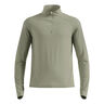 Zeroweight Warm Mid Layer 1/2 Zip Camiseta De Running Hombres-Oliva