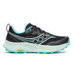 Zapatillas para correr Saucony Saucony Peregrine 16 GTX Zapatilla trail Mujeres-negro, azul claro