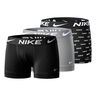 Dri-FIT Essential Micro Trunk Calzoncillos Tipo Bóxer Pack De 3 Hombres-Negro,Gris