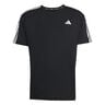Own The Run 3S Camiseta De Running Hombres-Negro,Blanco
