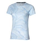 Ropa Mizuno Mizuno Impulse Core Graphic Camiseta De Running Mujeres-Azul Claro