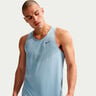 Stride Camiseta de running Hombres - azul claro, plateado